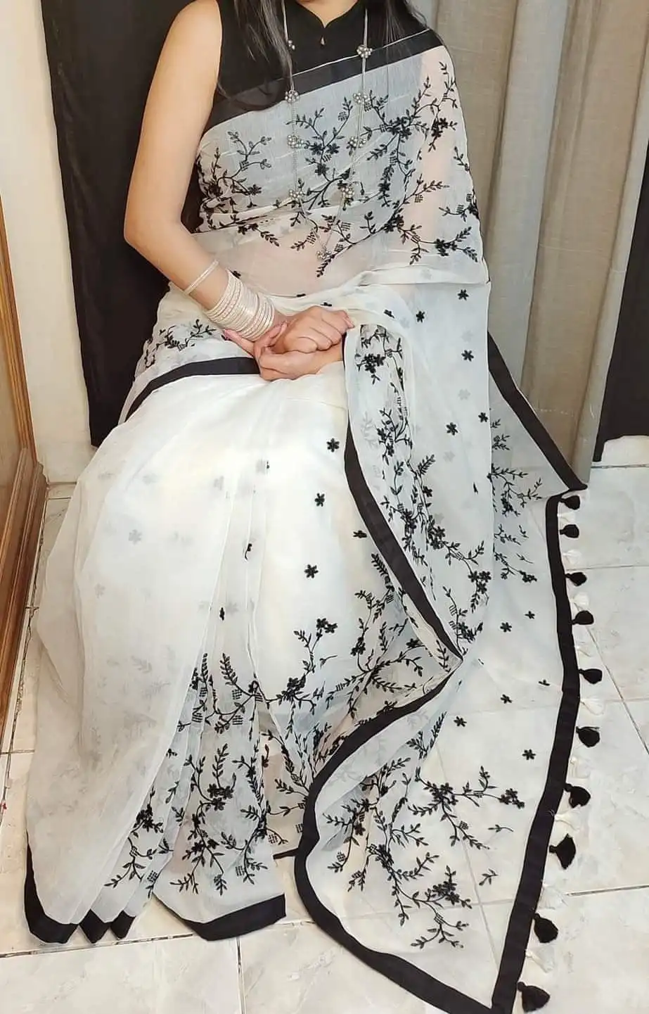 Embroidery Saree